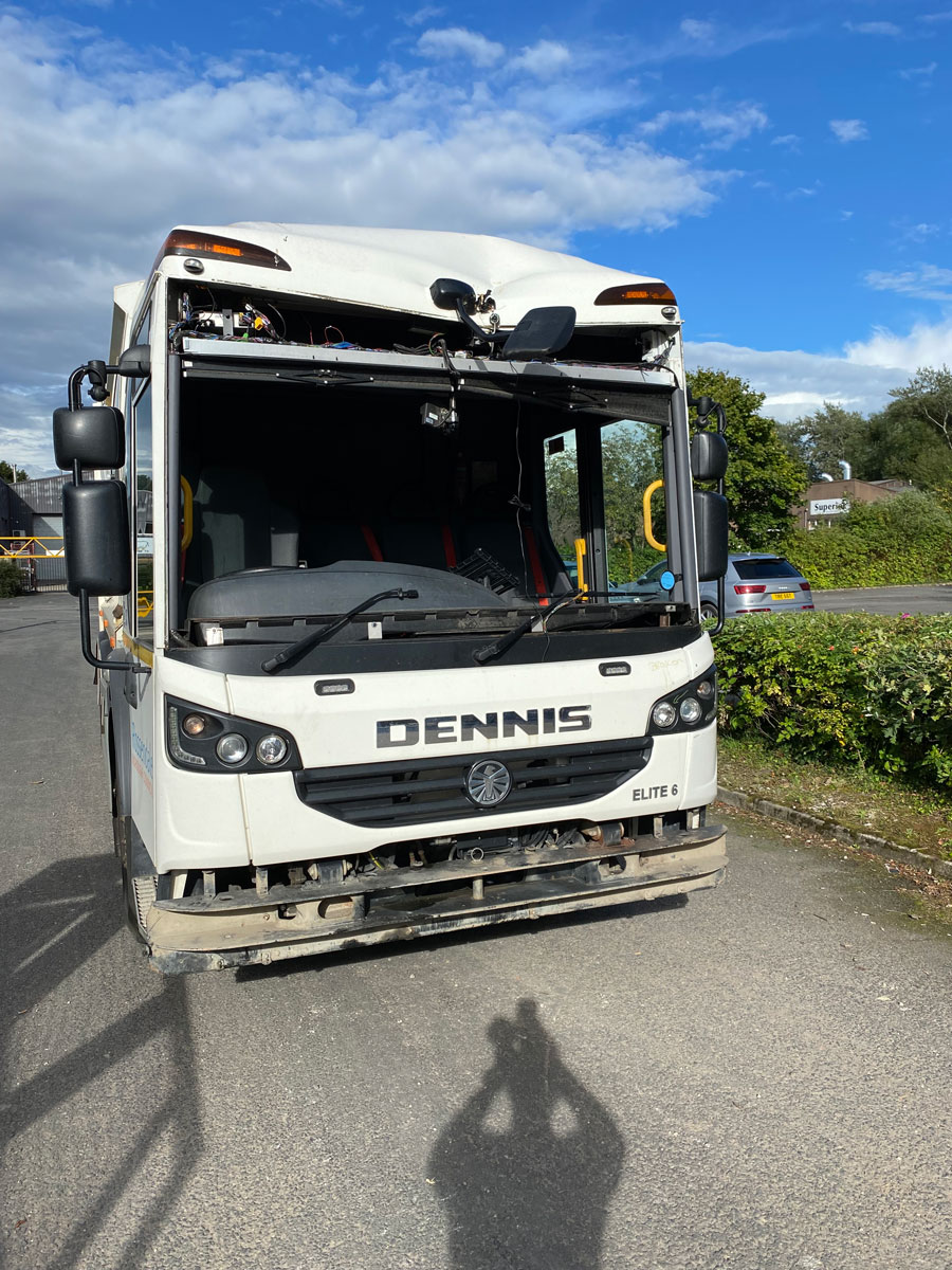 Dennis bin lorry